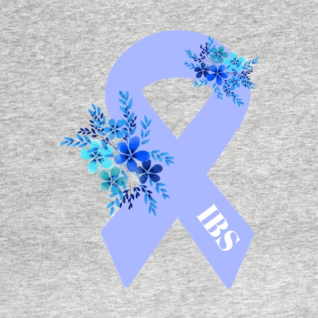 Irritable bowel syndrome awareness ribbon by LukjanovArt